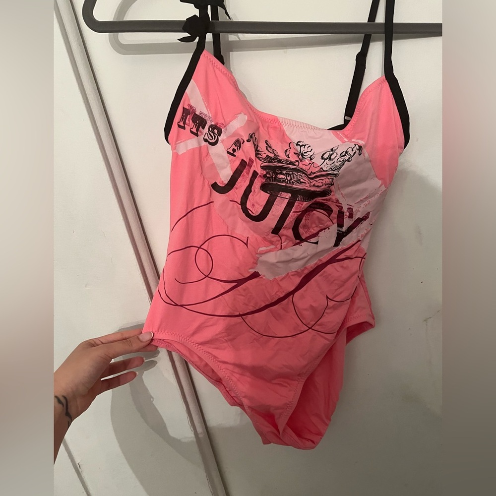 Juicy Couture Pink one piece swimsuit